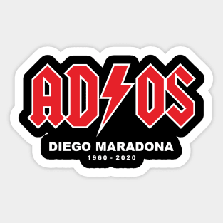 ADIOS DIEGO MARADONA Sticker